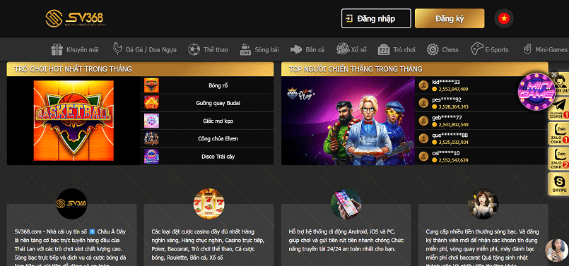 Các trò chơi phổ biến tại casino online